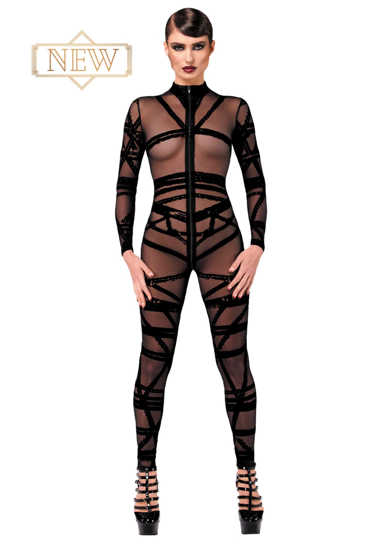F357 Bondesque Catsuit transparent F357 Bondesque Catsuit transparent
