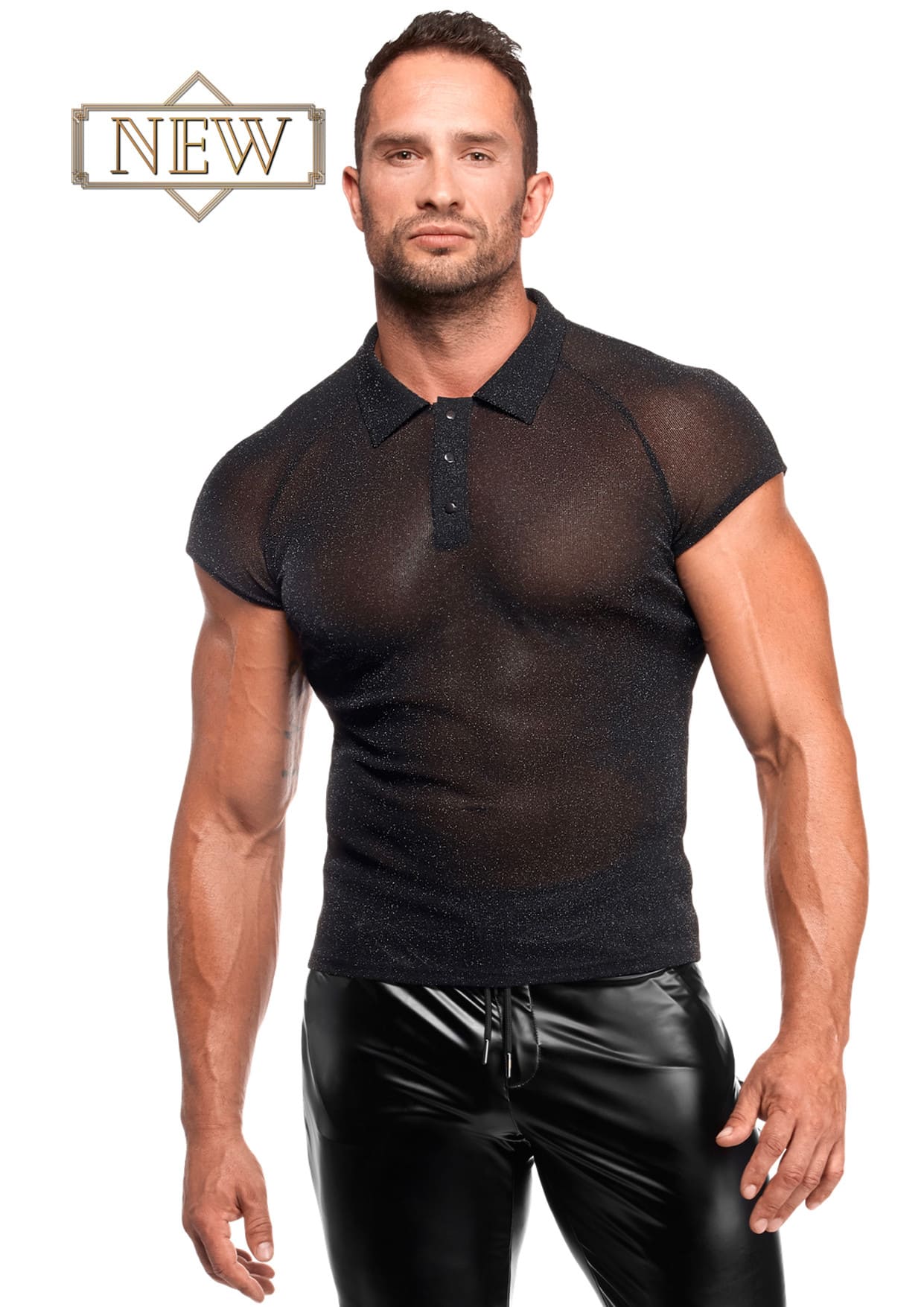 Noir Handmande H082 Onyx veil Polo Transparent