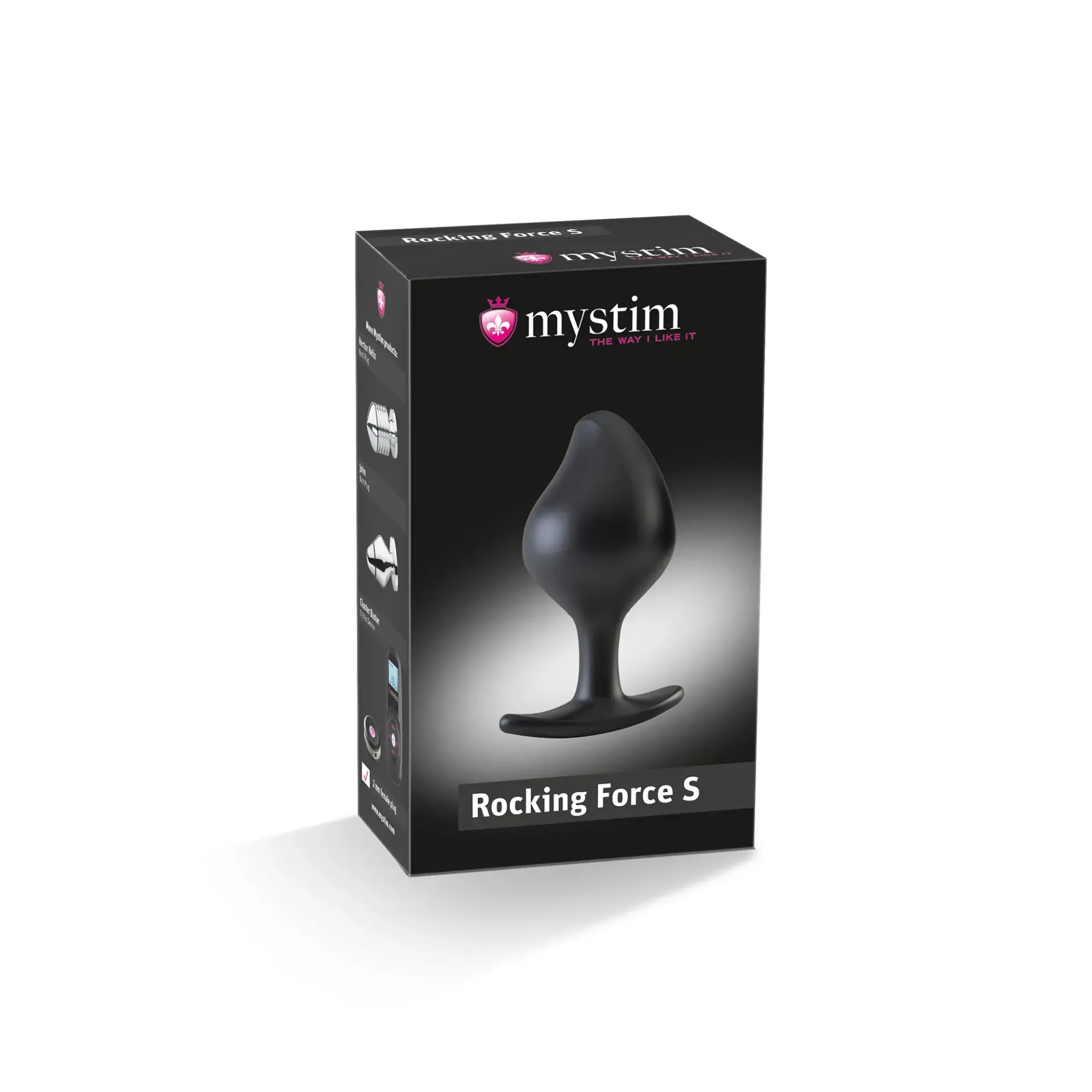 Mystim Buttplug Rocking Force S, Analplug, E-Stim Plug, Elektrostimulation 46270
