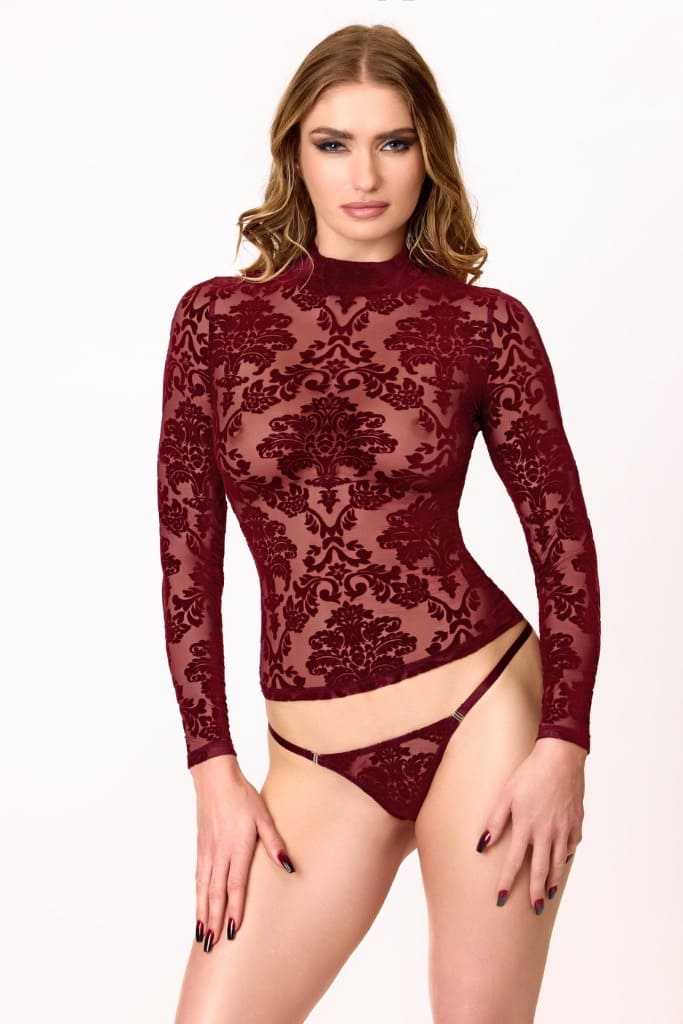 Noir Handmade F425 Masquerade Long-Sleeve Top