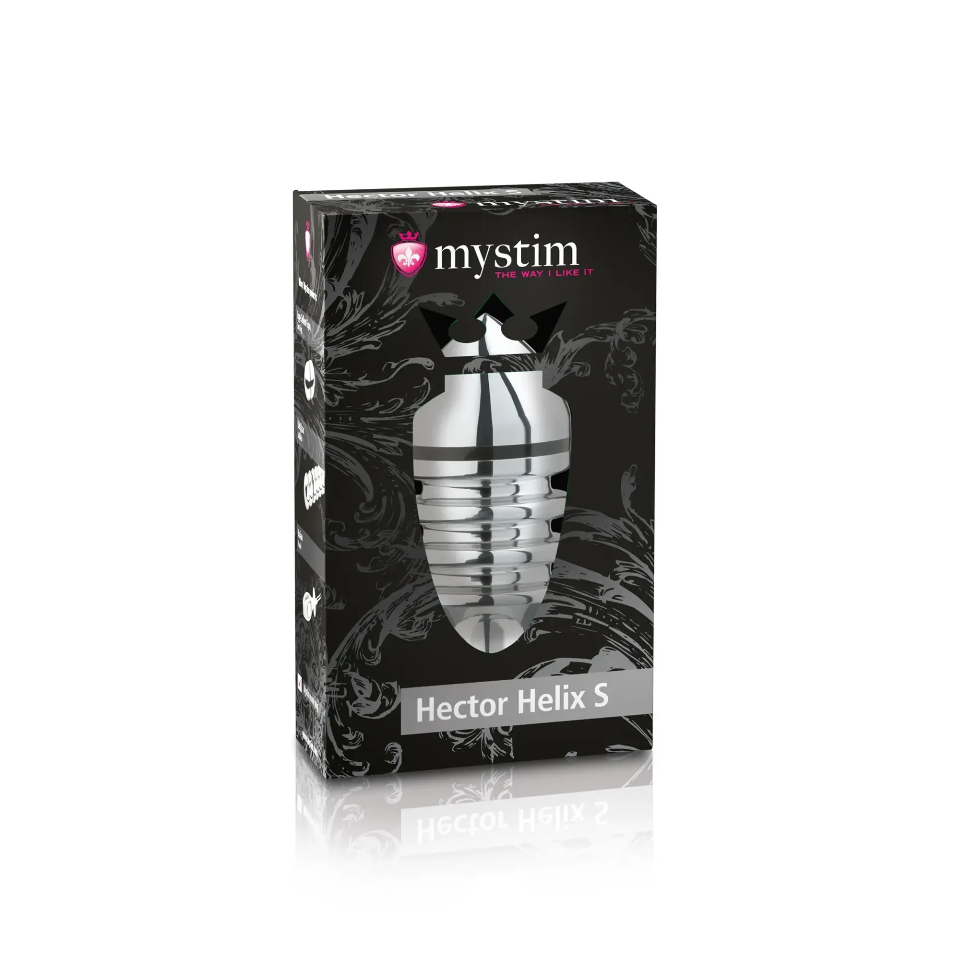 Mystim Hector Helix Buttplug S, Analplug, E-Stim Plug, Elektrostimulation, 46205