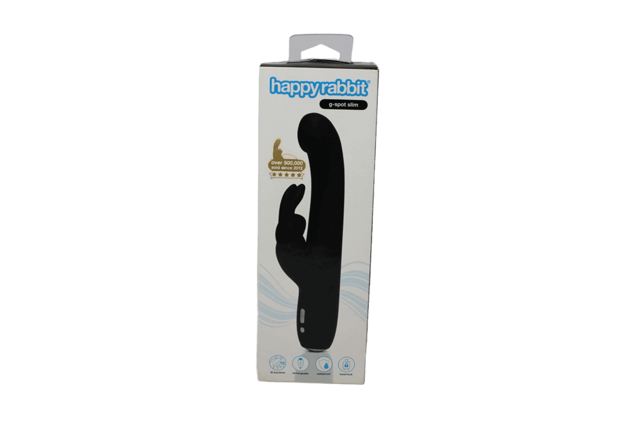 happy rabbit g-spot slim - mit 15 Funktionen - wiederaufladbar (GE-054)