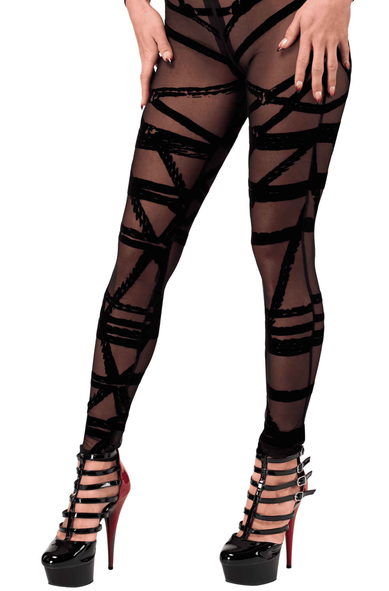 F357 Bondesque Catsuit transparent