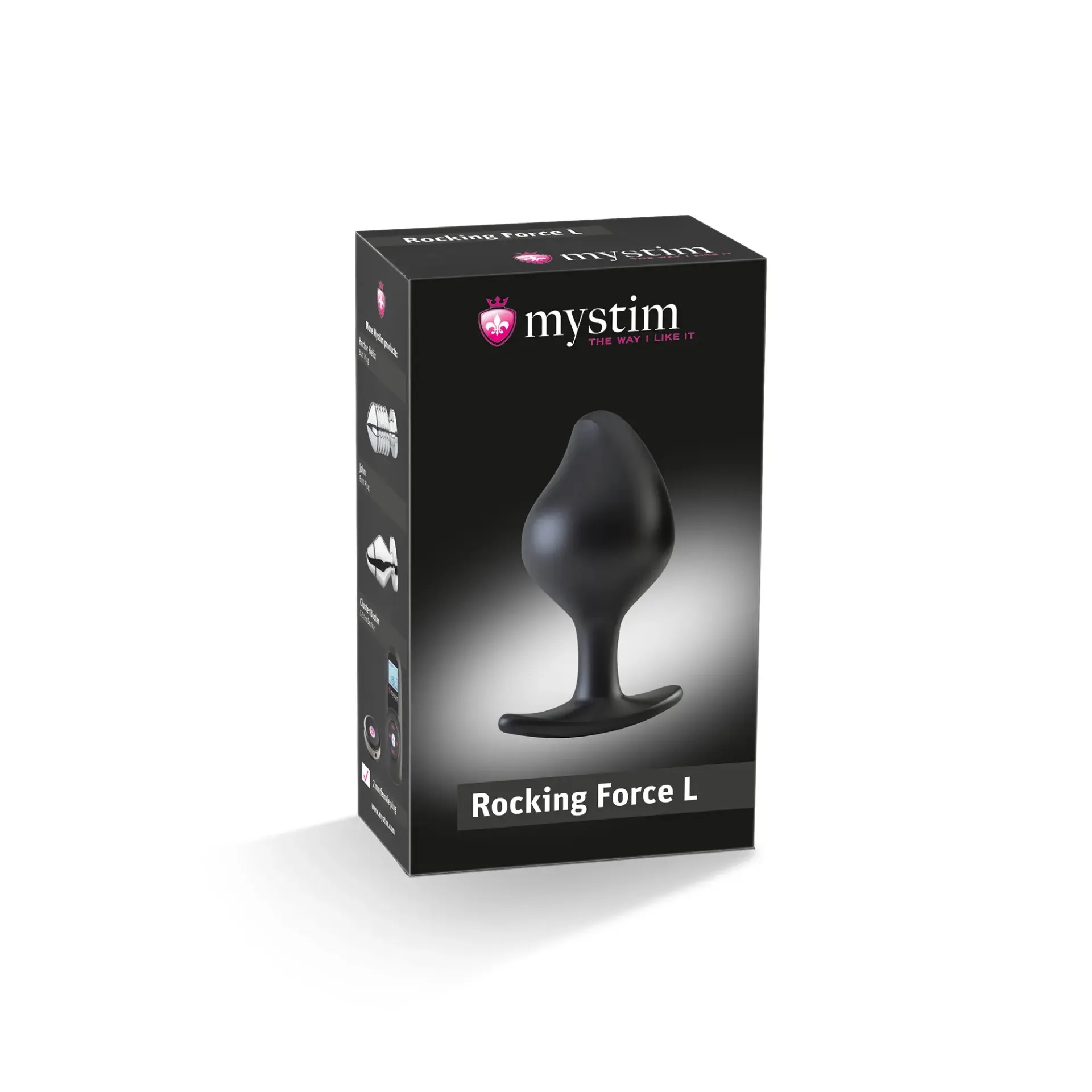 Mystim Buttplug Rocking Force L, Analplug, E-Stim Plug, Elektrostimulation 46271