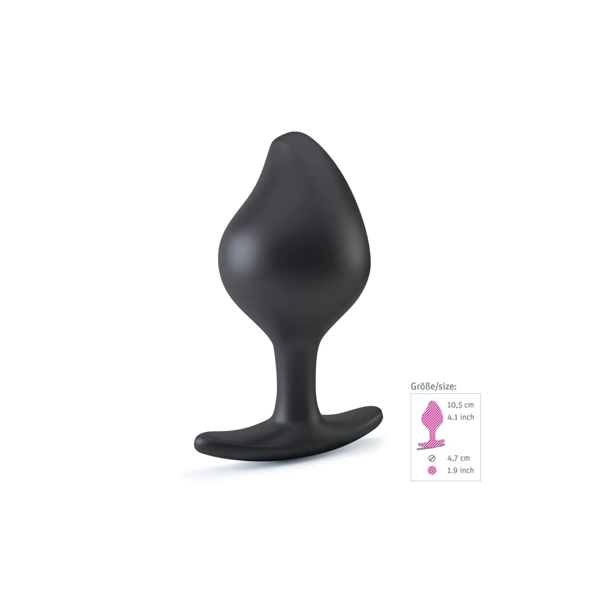 Mystim Buttplug Rocking Force L, Analplug, E-Stim Plug, Elektrostimulation 46271