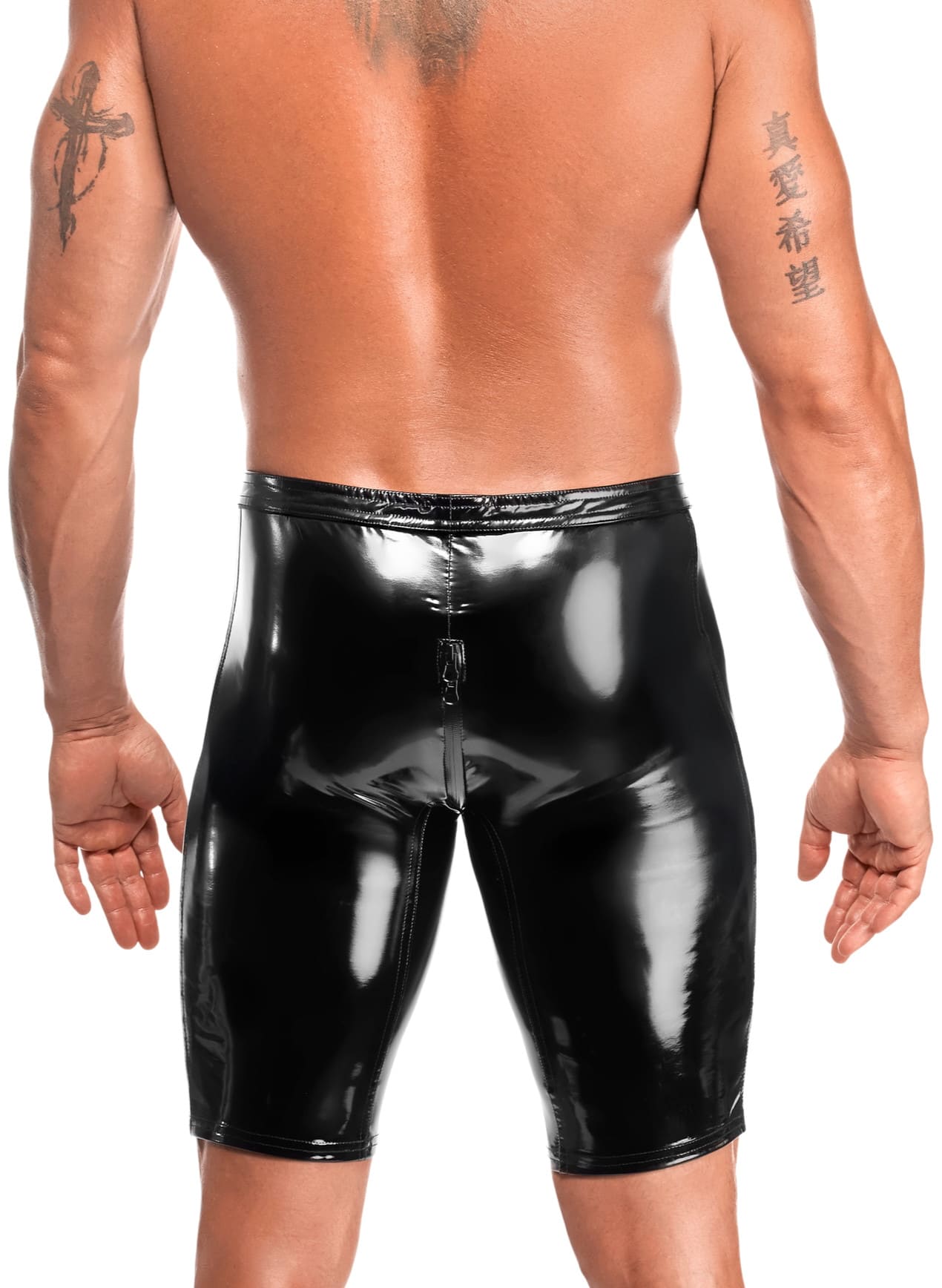 Noir Handmade H094 Voltage PVC Biker Shorts